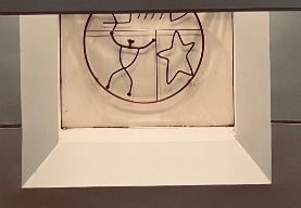 36" Custom Hawaiian Petroglyph Layout